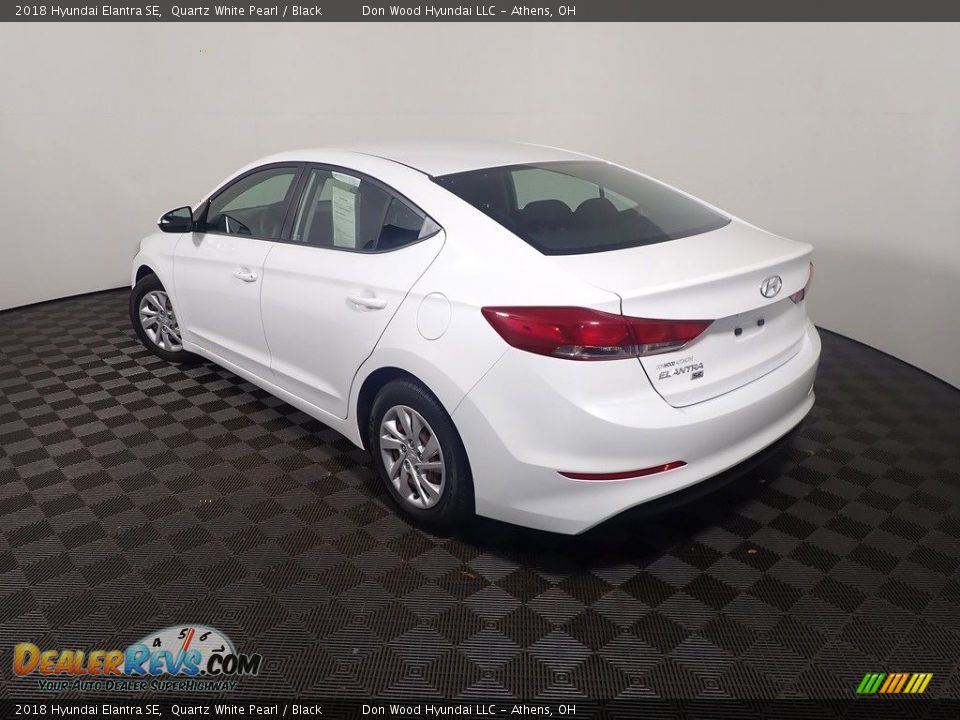 2018 Hyundai Elantra SE Quartz White Pearl / Black Photo #11