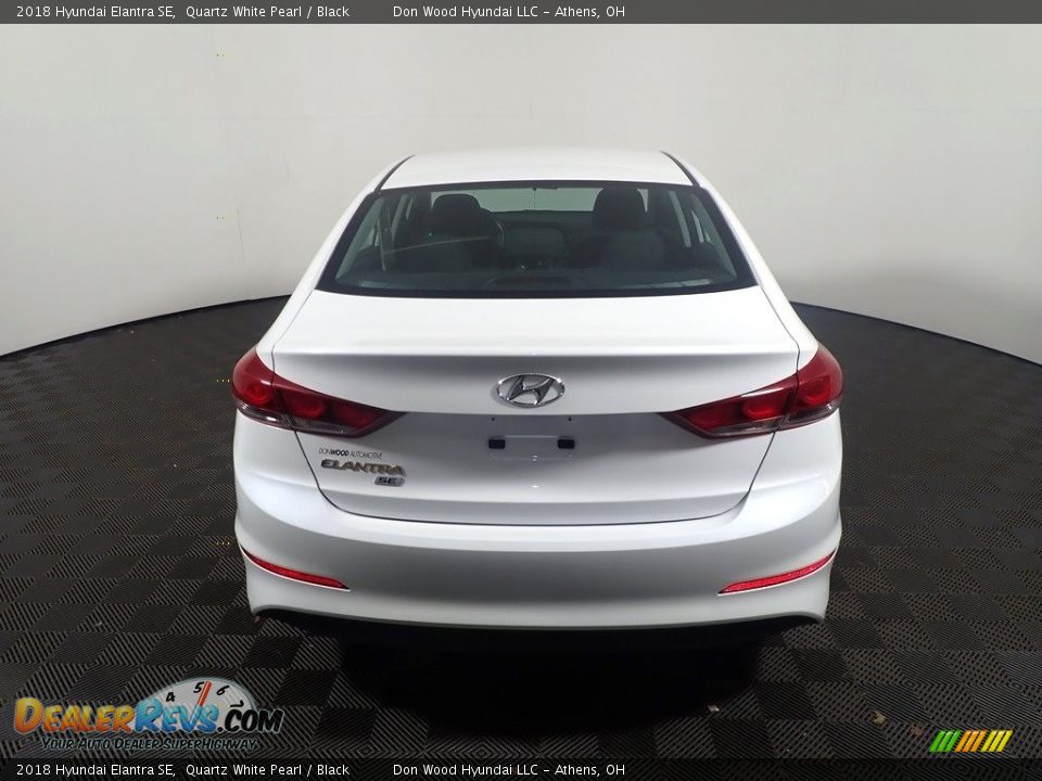 2018 Hyundai Elantra SE Quartz White Pearl / Black Photo #12