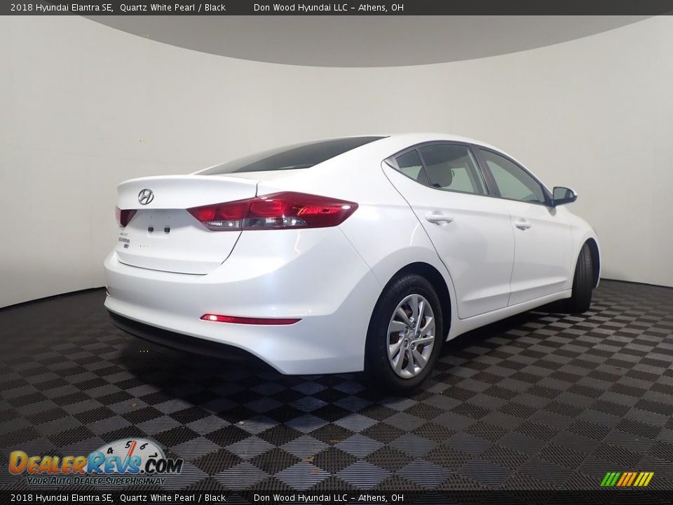 2018 Hyundai Elantra SE Quartz White Pearl / Black Photo #15