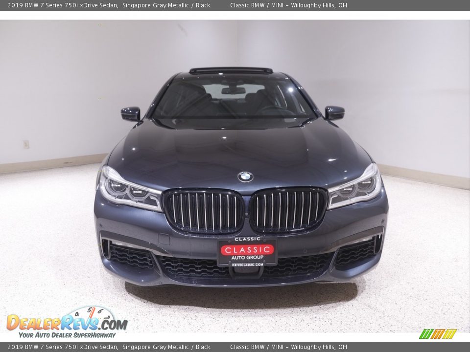 2019 BMW 7 Series 750i xDrive Sedan Singapore Gray Metallic / Black Photo #2