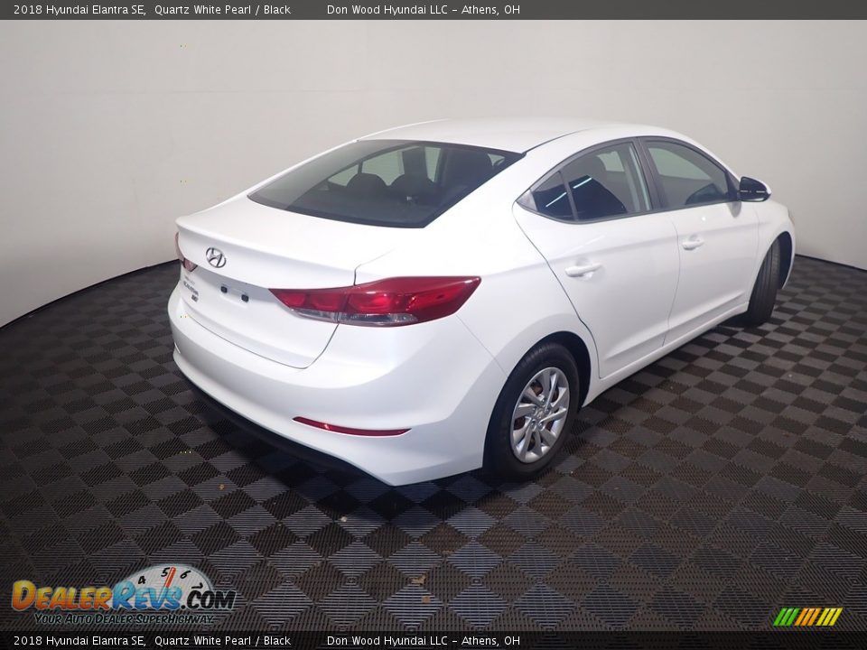 2018 Hyundai Elantra SE Quartz White Pearl / Black Photo #16