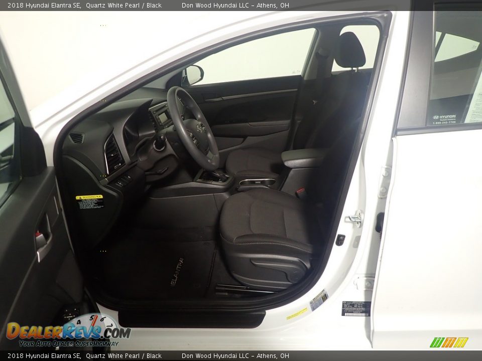 2018 Hyundai Elantra SE Quartz White Pearl / Black Photo #21