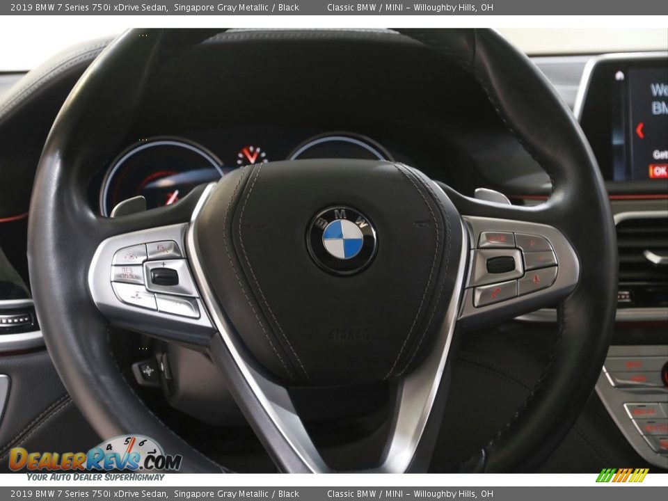 2019 BMW 7 Series 750i xDrive Sedan Singapore Gray Metallic / Black Photo #7