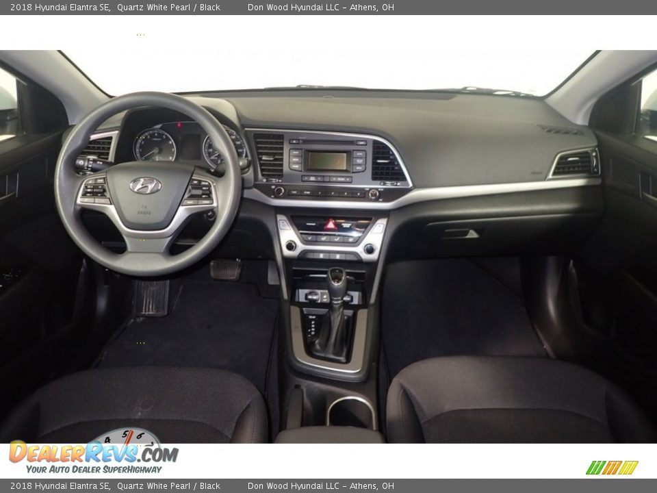 2018 Hyundai Elantra SE Quartz White Pearl / Black Photo #23