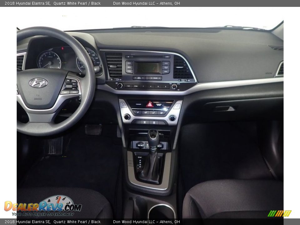 2018 Hyundai Elantra SE Quartz White Pearl / Black Photo #24