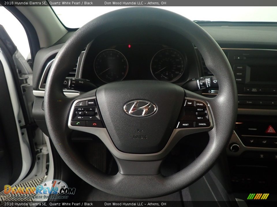 2018 Hyundai Elantra SE Quartz White Pearl / Black Photo #26