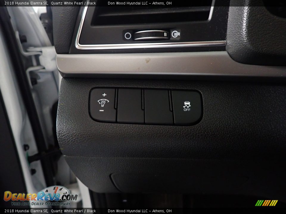 2018 Hyundai Elantra SE Quartz White Pearl / Black Photo #30