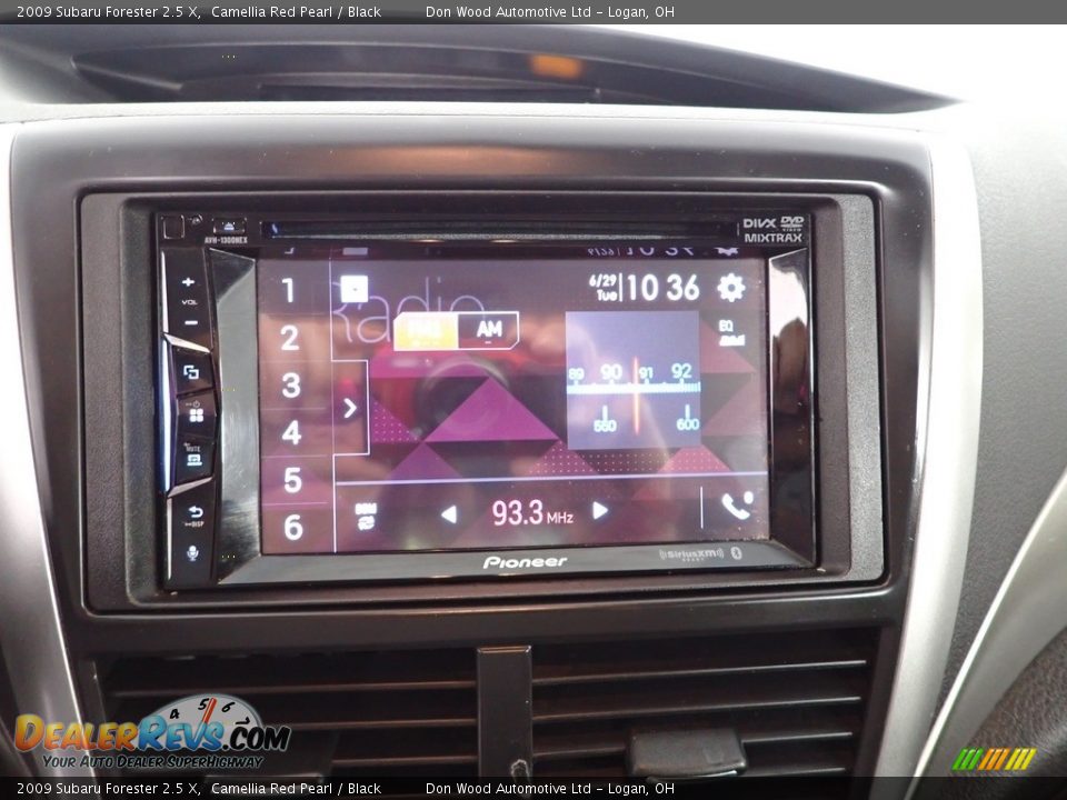 2009 Subaru Forester 2.5 X Camellia Red Pearl / Black Photo #2