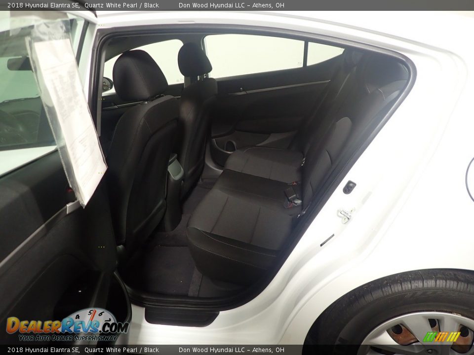 2018 Hyundai Elantra SE Quartz White Pearl / Black Photo #34