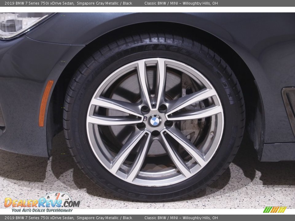 2019 BMW 7 Series 750i xDrive Sedan Singapore Gray Metallic / Black Photo #25