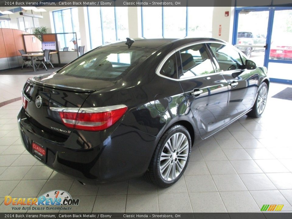 2014 Buick Verano Premium Carbon Black Metallic / Ebony Photo #7