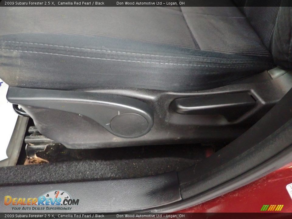 2009 Subaru Forester 2.5 X Camellia Red Pearl / Black Photo #12