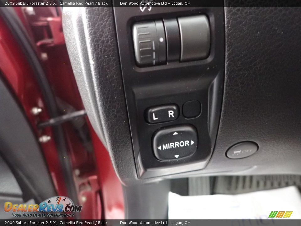 2009 Subaru Forester 2.5 X Camellia Red Pearl / Black Photo #14