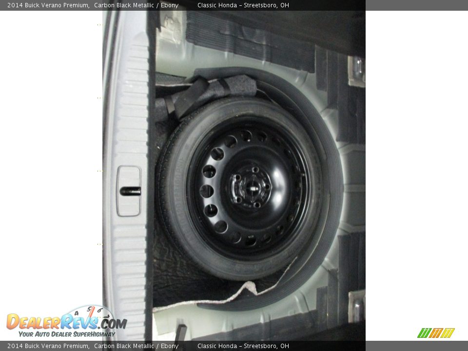 2014 Buick Verano Premium Carbon Black Metallic / Ebony Photo #14