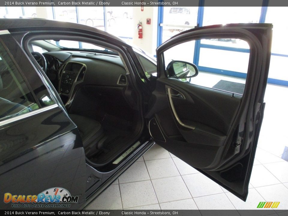 2014 Buick Verano Premium Carbon Black Metallic / Ebony Photo #16
