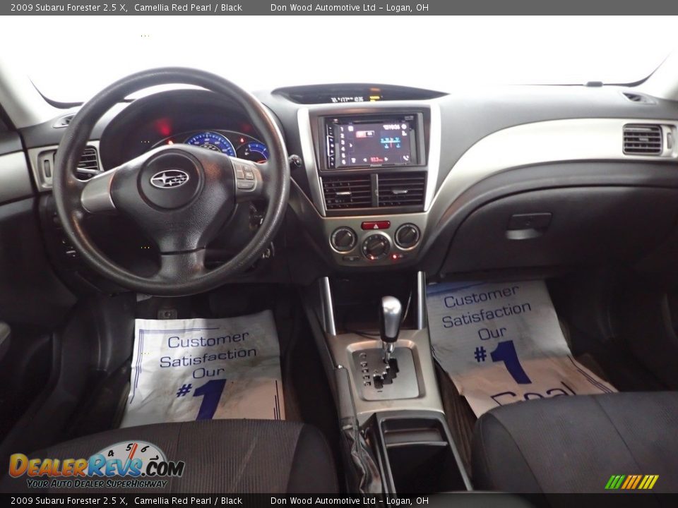 2009 Subaru Forester 2.5 X Camellia Red Pearl / Black Photo #22