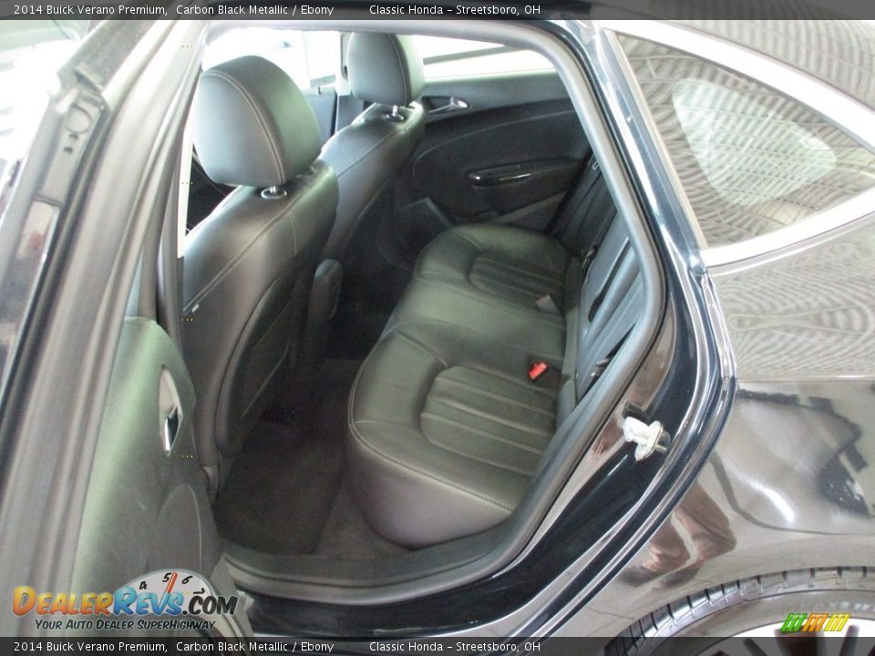 2014 Buick Verano Premium Carbon Black Metallic / Ebony Photo #24