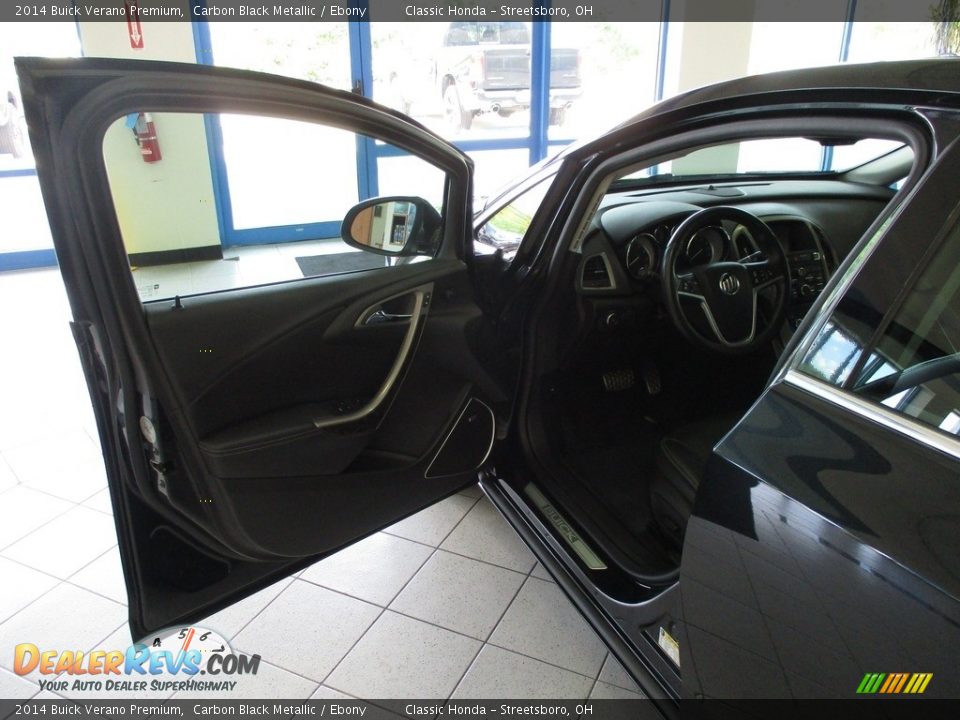 2014 Buick Verano Premium Carbon Black Metallic / Ebony Photo #26