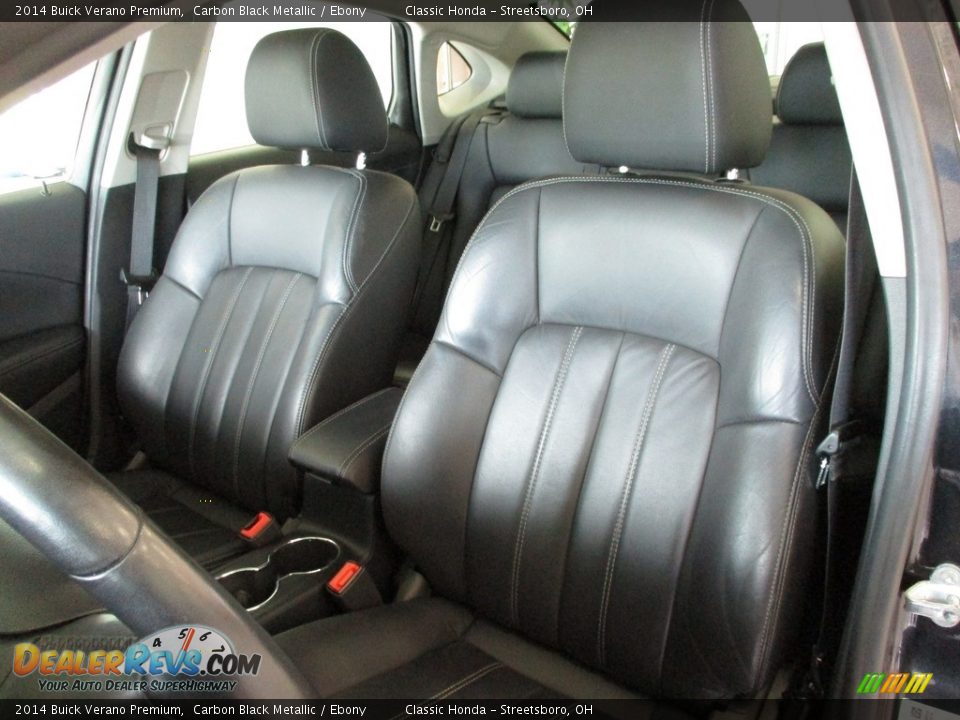 2014 Buick Verano Premium Carbon Black Metallic / Ebony Photo #28