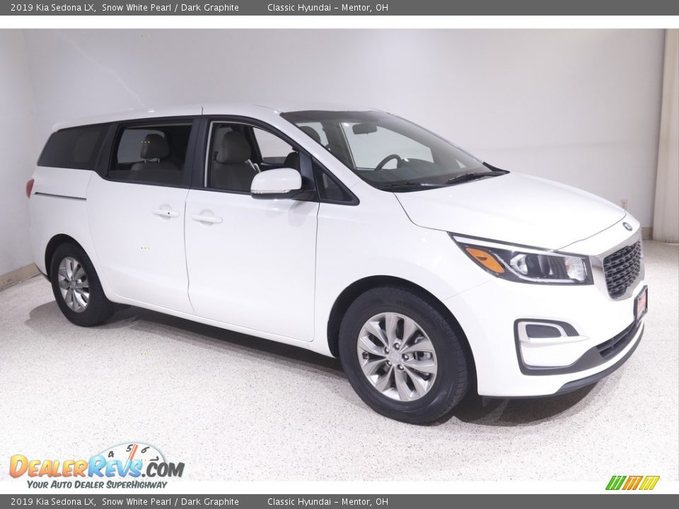 2019 Kia Sedona LX Snow White Pearl / Dark Graphite Photo #1