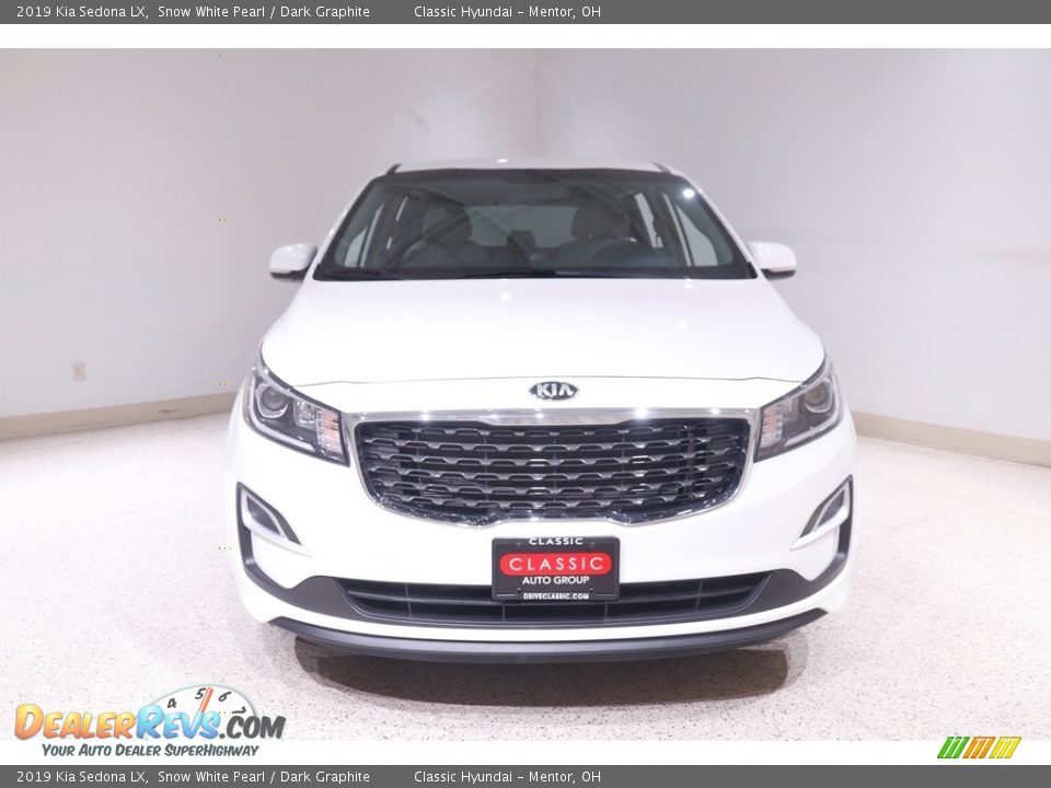 2019 Kia Sedona LX Snow White Pearl / Dark Graphite Photo #2