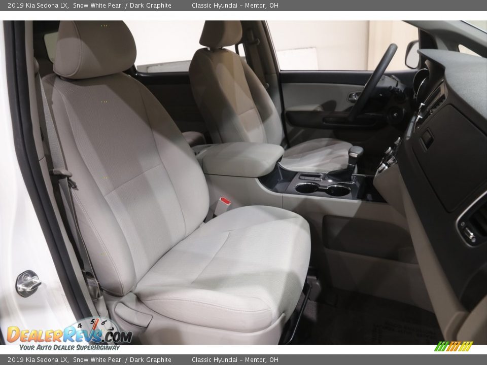2019 Kia Sedona LX Snow White Pearl / Dark Graphite Photo #14
