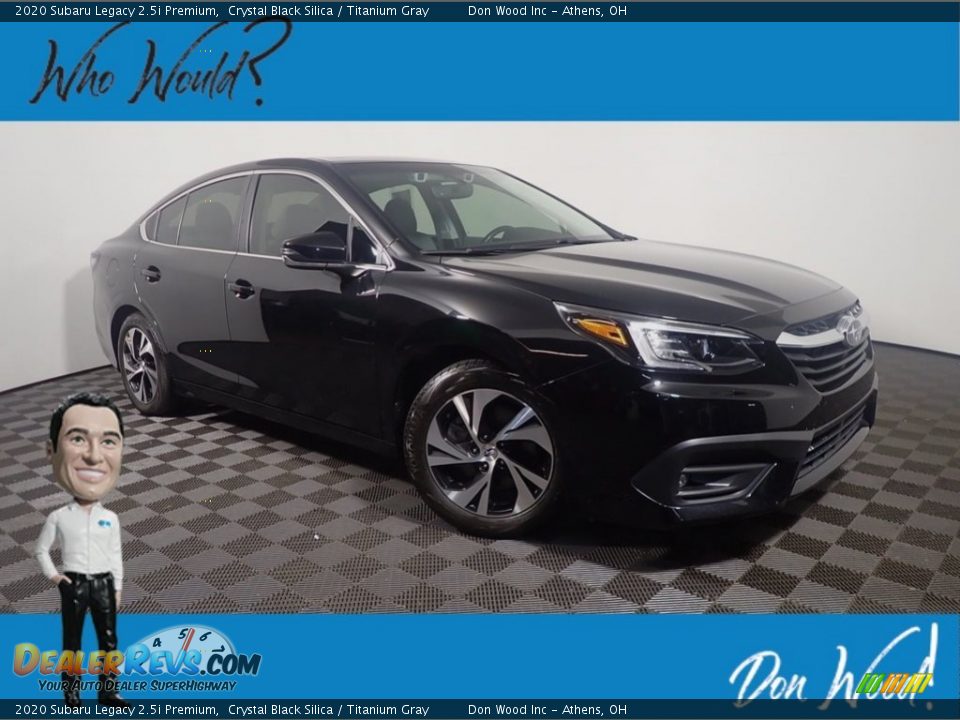 2020 Subaru Legacy 2.5i Premium Crystal Black Silica / Titanium Gray Photo #1
