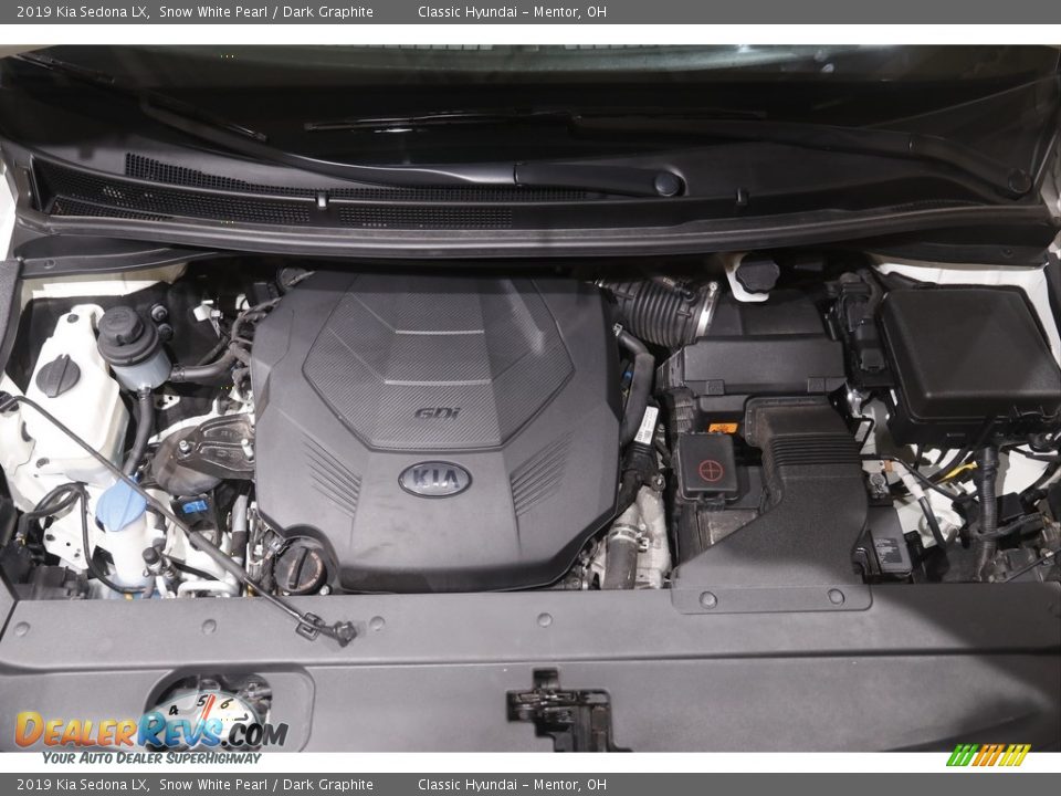 2019 Kia Sedona LX Snow White Pearl / Dark Graphite Photo #19