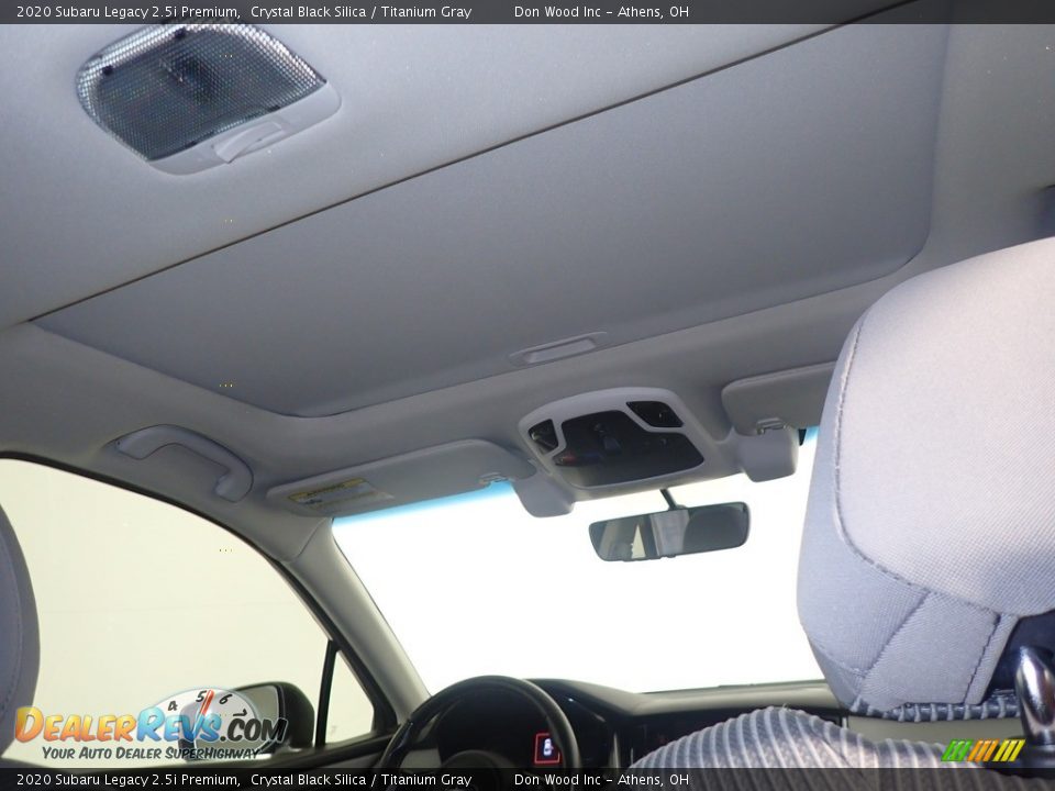2020 Subaru Legacy 2.5i Premium Crystal Black Silica / Titanium Gray Photo #2