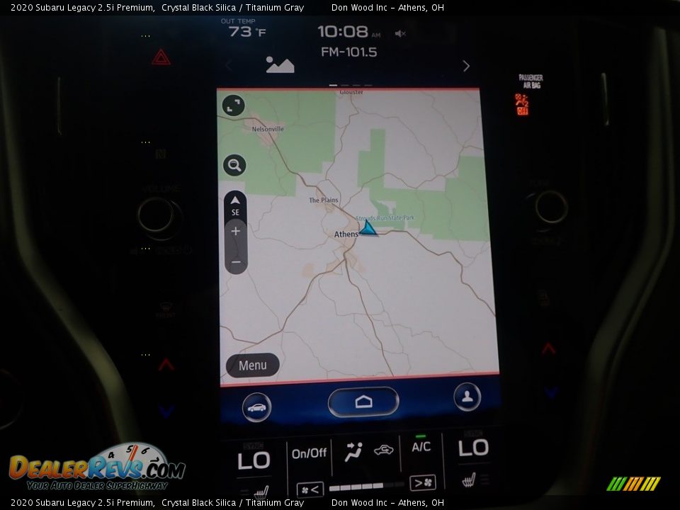 2020 Subaru Legacy 2.5i Premium Crystal Black Silica / Titanium Gray Photo #4