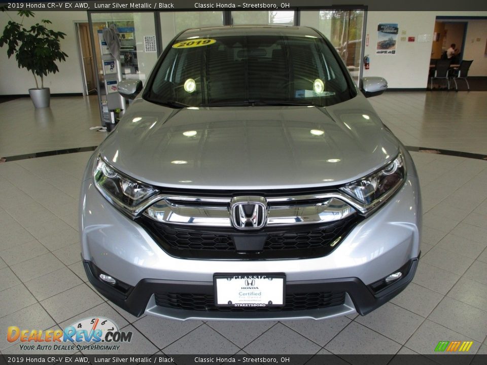 2019 Honda CR-V EX AWD Lunar Silver Metallic / Black Photo #2
