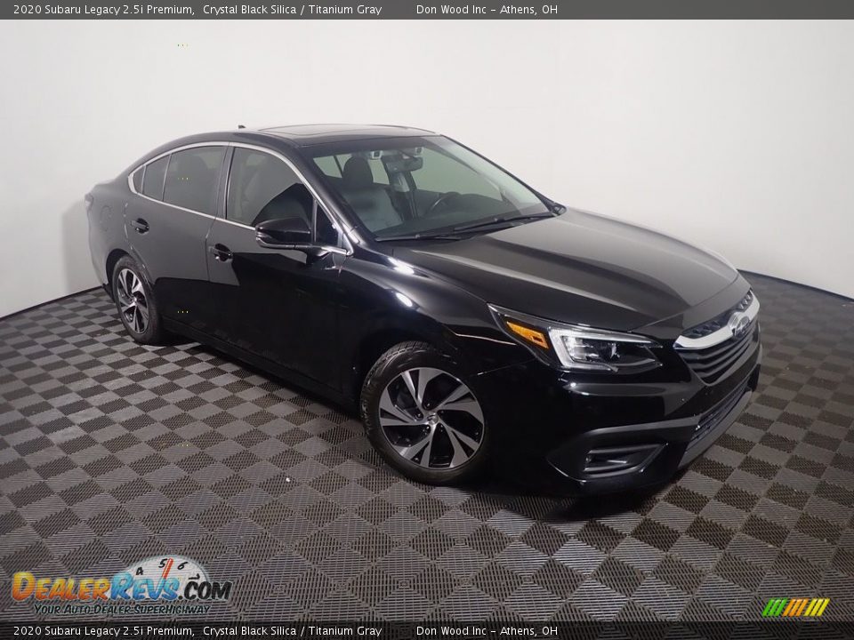 2020 Subaru Legacy 2.5i Premium Crystal Black Silica / Titanium Gray Photo #6