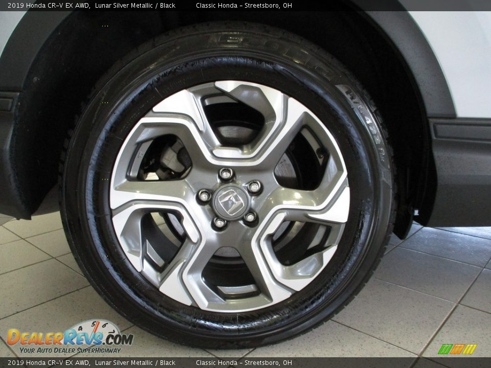 2019 Honda CR-V EX AWD Lunar Silver Metallic / Black Photo #6