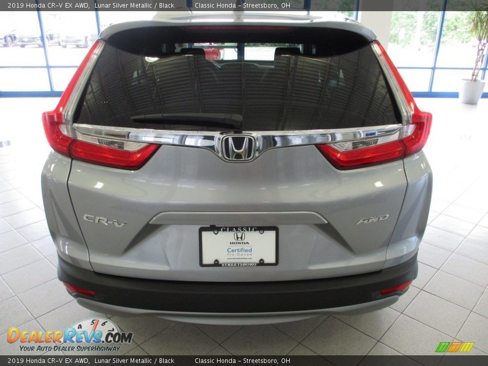 2019 Honda CR-V EX AWD Lunar Silver Metallic / Black Photo #8