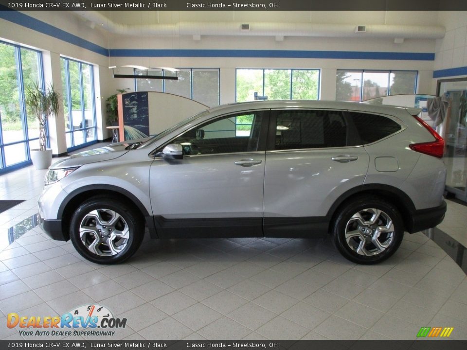 2019 Honda CR-V EX AWD Lunar Silver Metallic / Black Photo #10