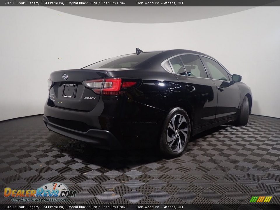2020 Subaru Legacy 2.5i Premium Crystal Black Silica / Titanium Gray Photo #19