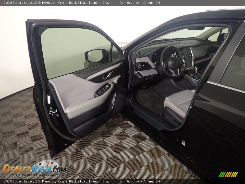 2020 Subaru Legacy 2.5i Premium Crystal Black Silica / Titanium Gray Photo #23