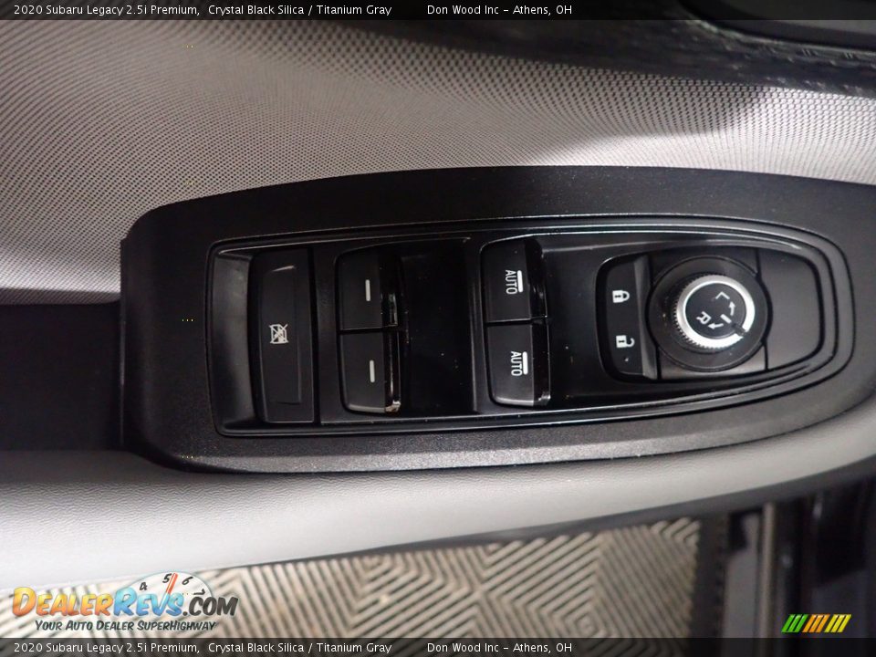 2020 Subaru Legacy 2.5i Premium Crystal Black Silica / Titanium Gray Photo #24