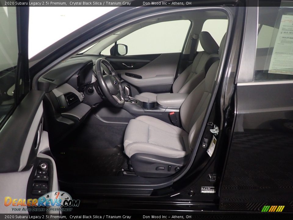 2020 Subaru Legacy 2.5i Premium Crystal Black Silica / Titanium Gray Photo #25