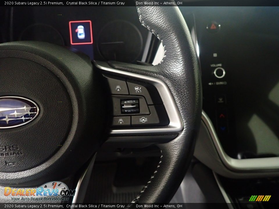 2020 Subaru Legacy 2.5i Premium Crystal Black Silica / Titanium Gray Photo #33