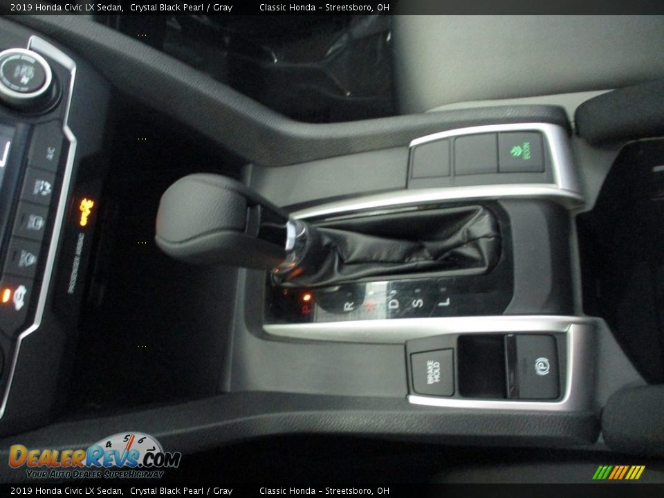 2019 Honda Civic LX Sedan Crystal Black Pearl / Gray Photo #33