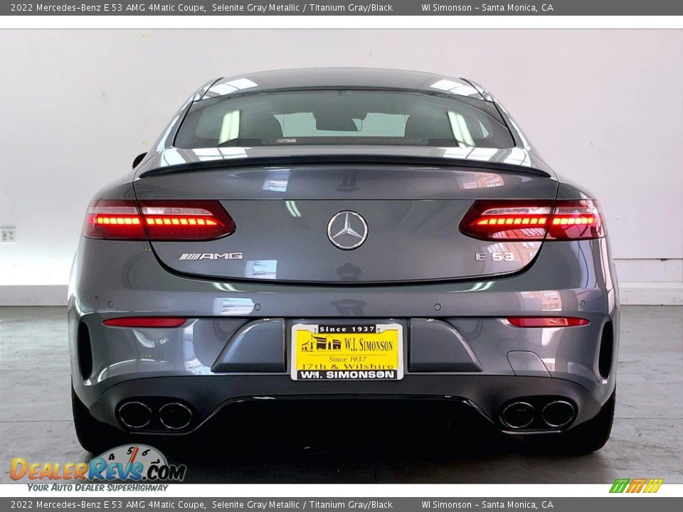 2022 Mercedes-Benz E 53 AMG 4Matic Coupe Selenite Gray Metallic / Titanium Gray/Black Photo #3