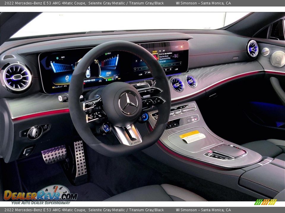 Front Seat of 2022 Mercedes-Benz E 53 AMG 4Matic Coupe Photo #4