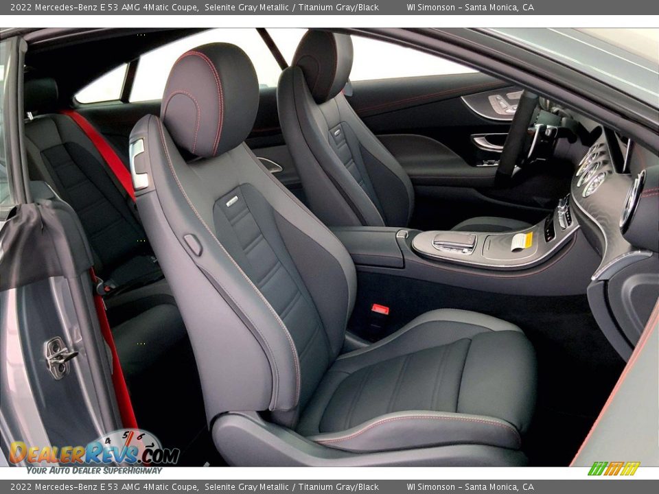 Titanium Gray/Black Interior - 2022 Mercedes-Benz E 53 AMG 4Matic Coupe Photo #5