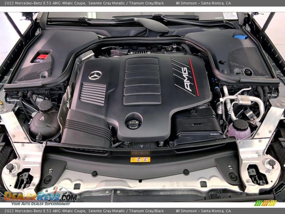 2022 Mercedes-Benz E 53 AMG 4Matic Coupe 3.0 Liter Turbocharged DOHC 24-Valve VVT Inline 6 Cylinder w/EQ Boost Engine Photo #9