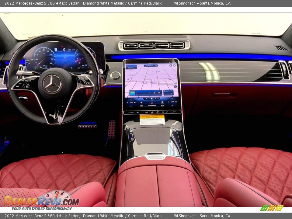 Dashboard of 2022 Mercedes-Benz S 580 4Matic Sedan Photo #6