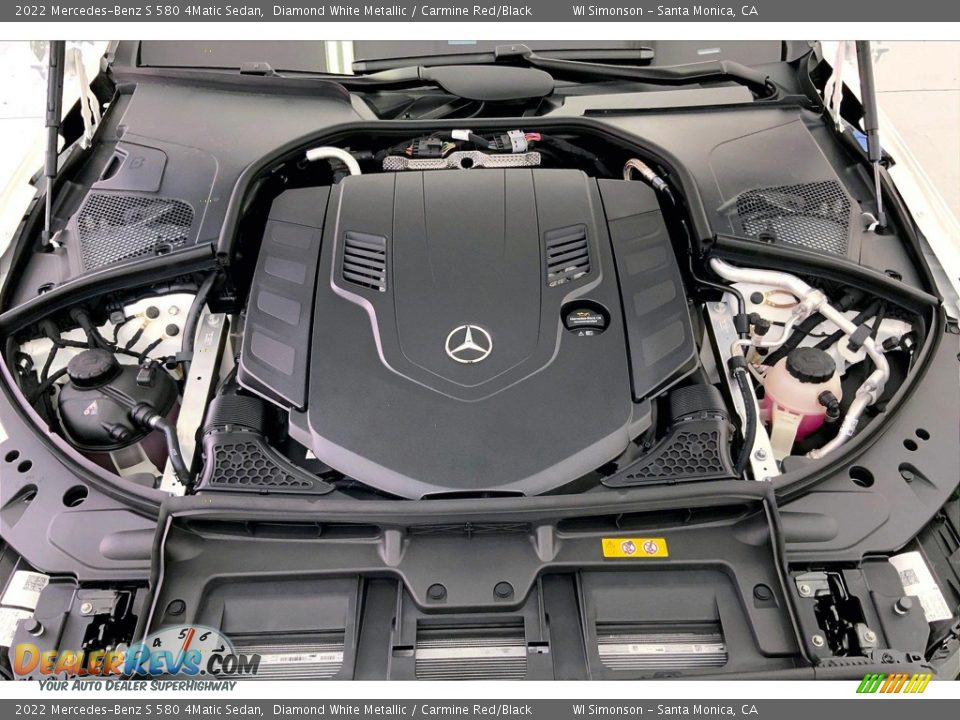 2022 Mercedes-Benz S 580 4Matic Sedan 4.0 Liter DI biturbo DOHC 32-Valve VVT V8 Engine Photo #9