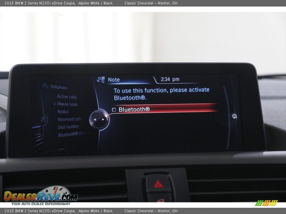 Controls of 2015 BMW 2 Series M235i xDrive Coupe Photo #11