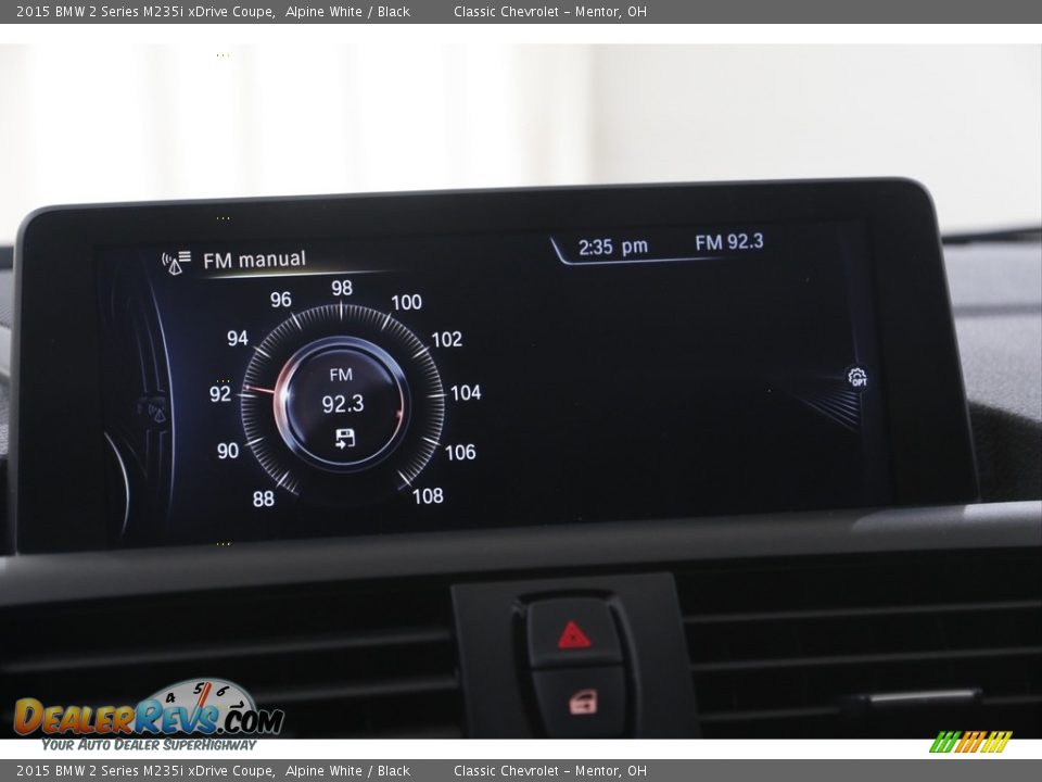 Controls of 2015 BMW 2 Series M235i xDrive Coupe Photo #12