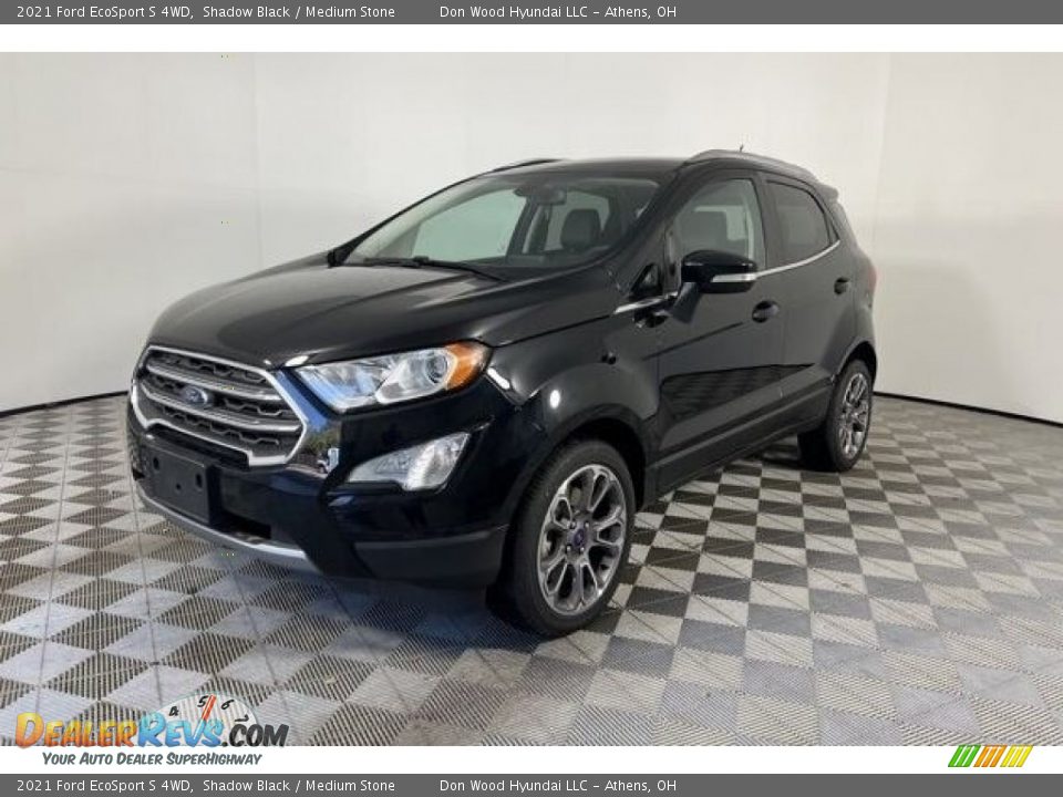 2021 Ford EcoSport S 4WD Shadow Black / Medium Stone Photo #9